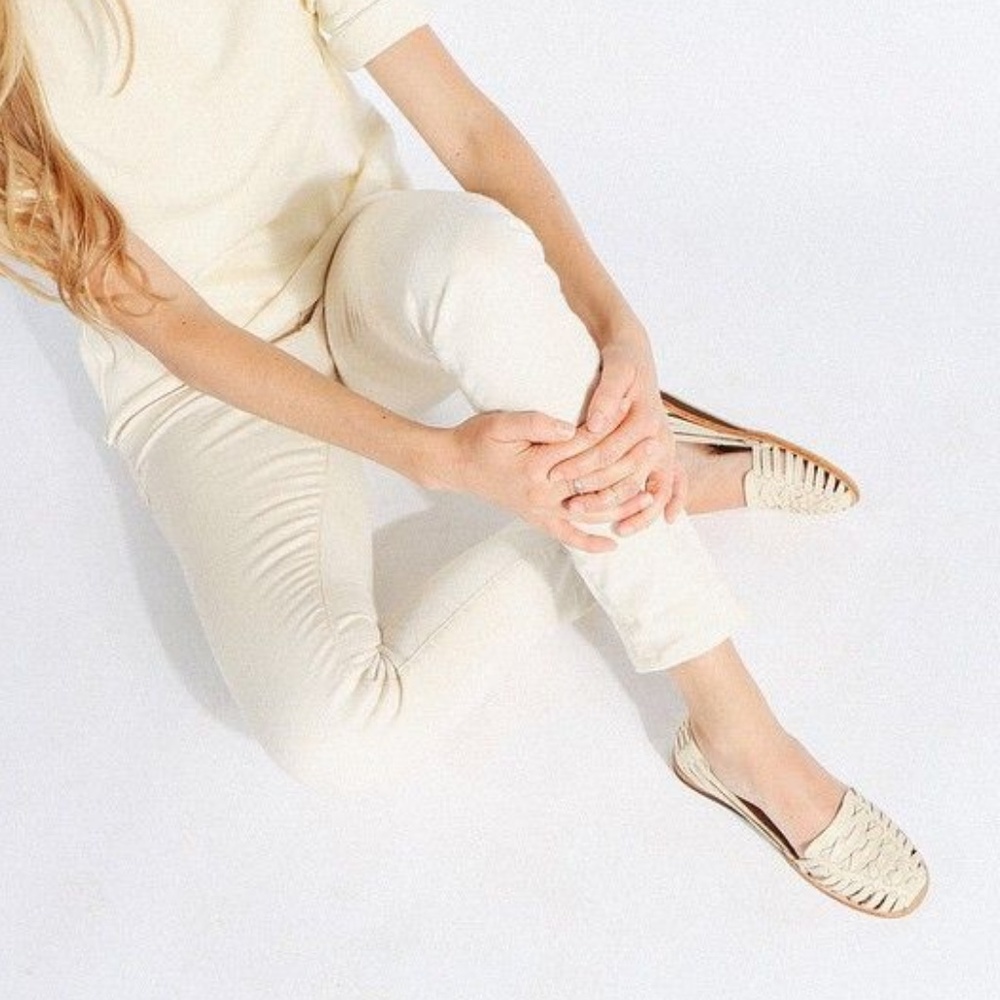 Nisolo Ecuador Huarache Sandal Bone